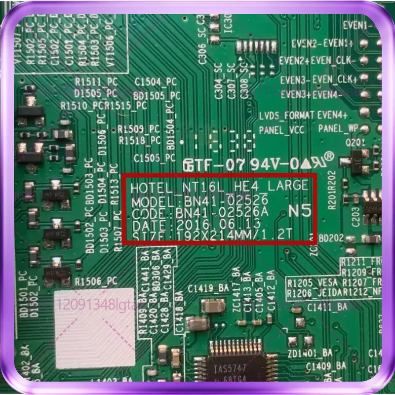 Used for Samsung LA40B550K1F 46B550K1F LA52B550K1F LCD main board BN41-01221D