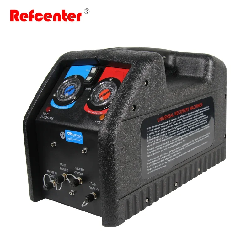 recycling unit refrigerants Recovery machine 1/2HP air conditioner gas recovery machine