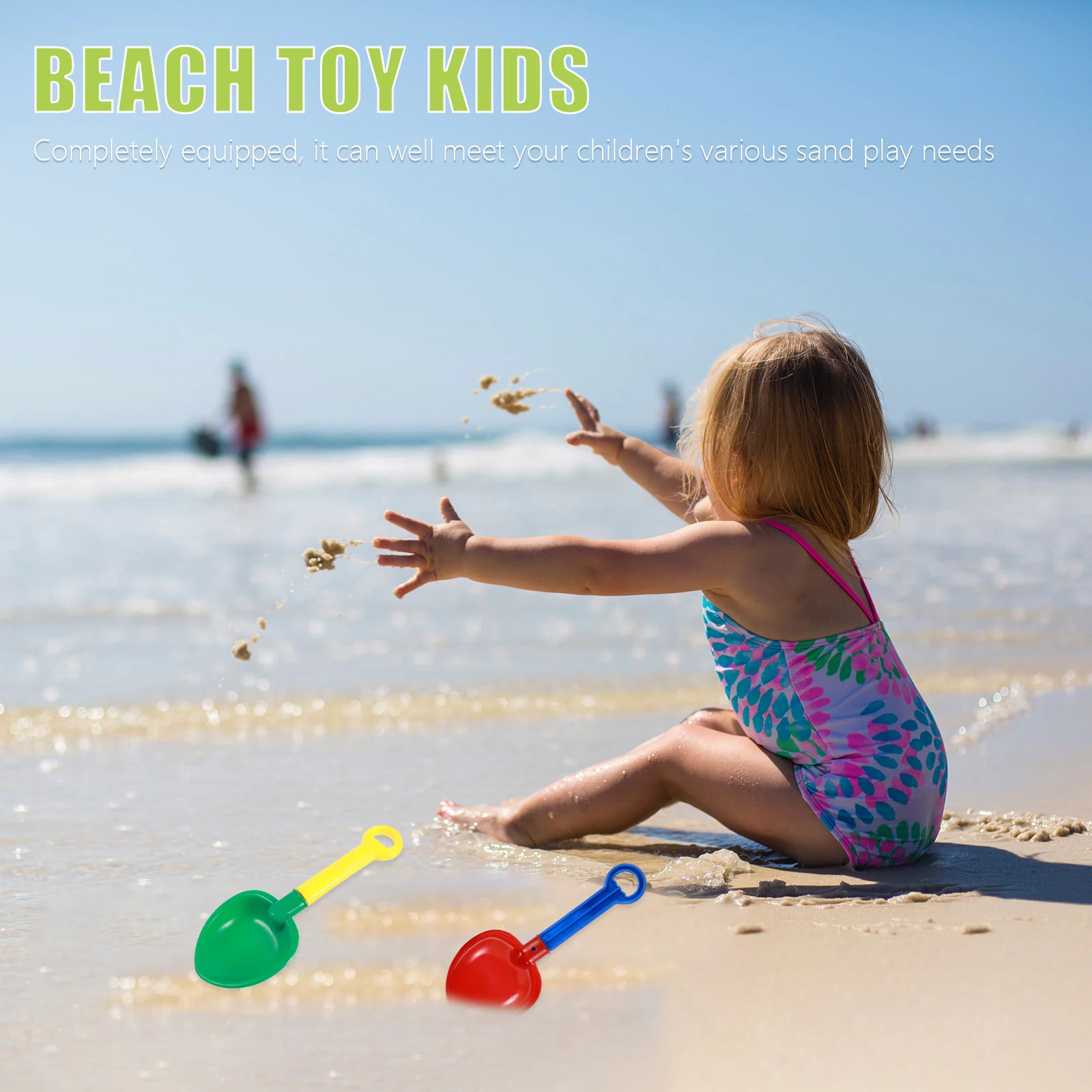 3 pièces pelle en plastique jouets aire de jeux creuser du sable jouet enfant plage Pp enfants jouant