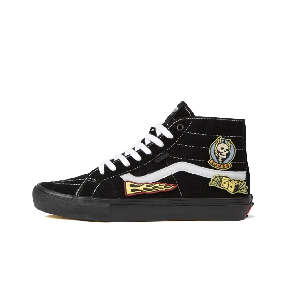 vans-sk8-skateboard-shoes-unisex-high-top-black