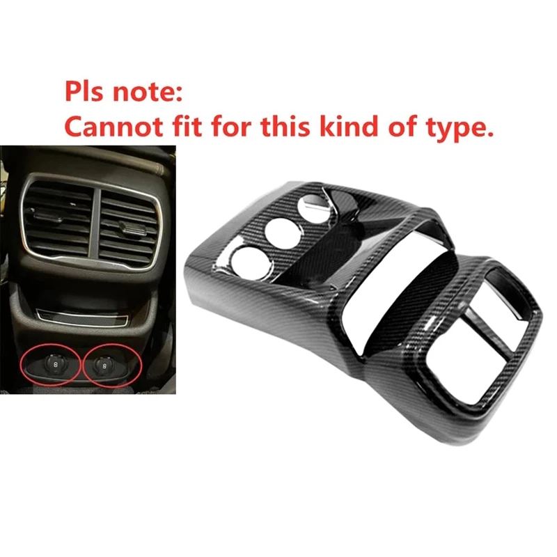 Air Conditioner Outlet Vent Cover Rear Armrest Outlet Vent Cover For Hyundai Santa Fe 2019 2020