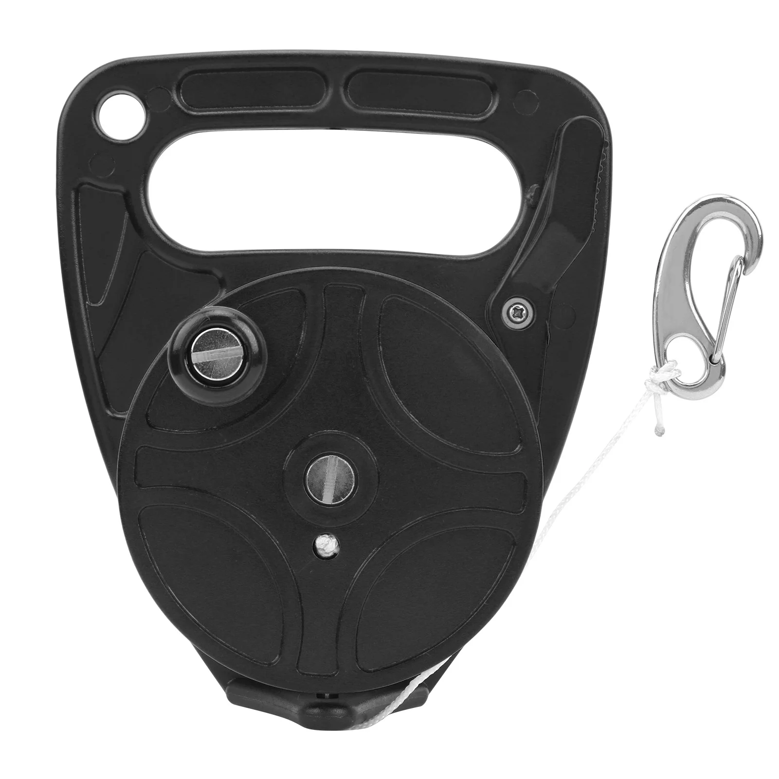 diving-reel-multipurpose-portable-diving-equipment-with-handle-buckle-combination-289ft-black
