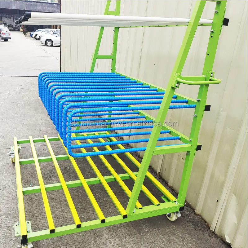 2024 New Customized Three-layer Door And Window Frame Trolley Door Panel Storage Rack 500 Kg Loading Cantilever Trolley For Fact