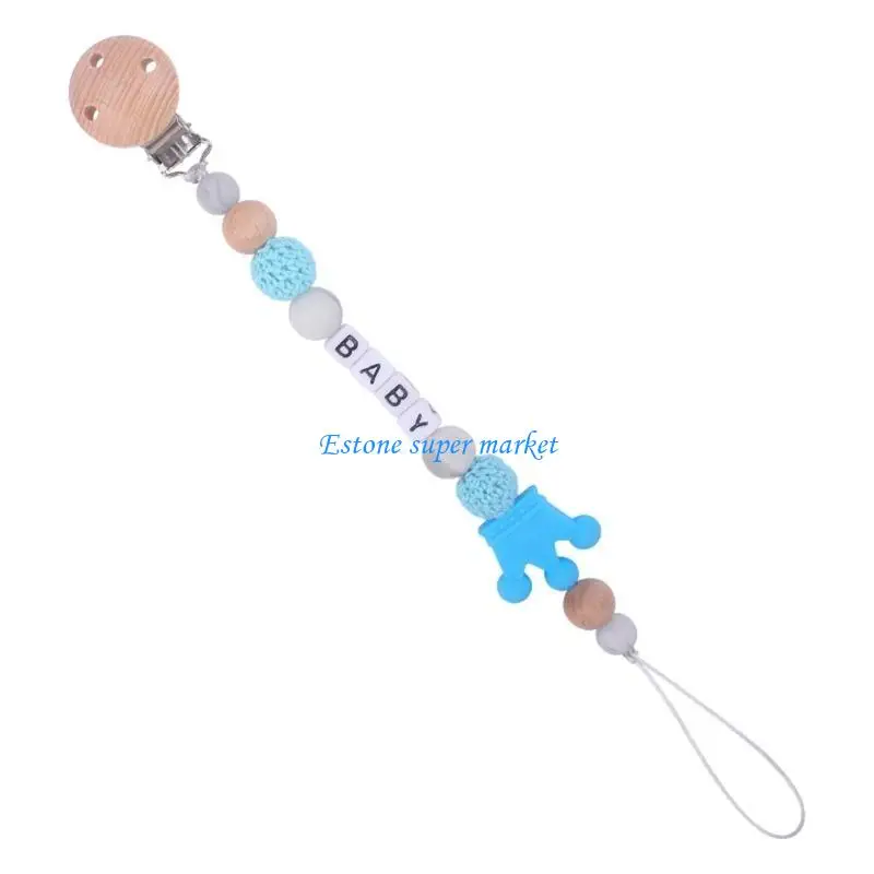 090B Soother Clip Holder for Newborn Chewing Teething Relief Toy Stroller Pendant Toy