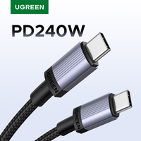 UGREEN 240W USB Type C To USB C Cable 100W PD 3.1 Fast Charging Charger Wire For Macbook Pro Xiaomi Samsung Laptop