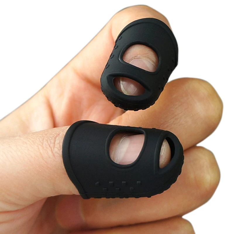 1pair 5pair Finger silicone protective cover anti scalding finger protective cover smoking tobacco  finger cover