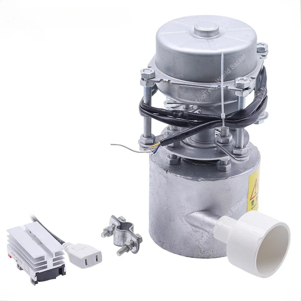 Aluminum Alloy 500W 1000W Turbine Hydroelectric Generator 220 V 50 Hz Without Mounting Base Sliver 150*115mm