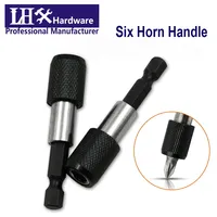 Hardware Fast Self-locking Connecting Rod Extension Rod Electric Screwdriver Six Horn Handle 6.35mm Power Tools Accessories YK02