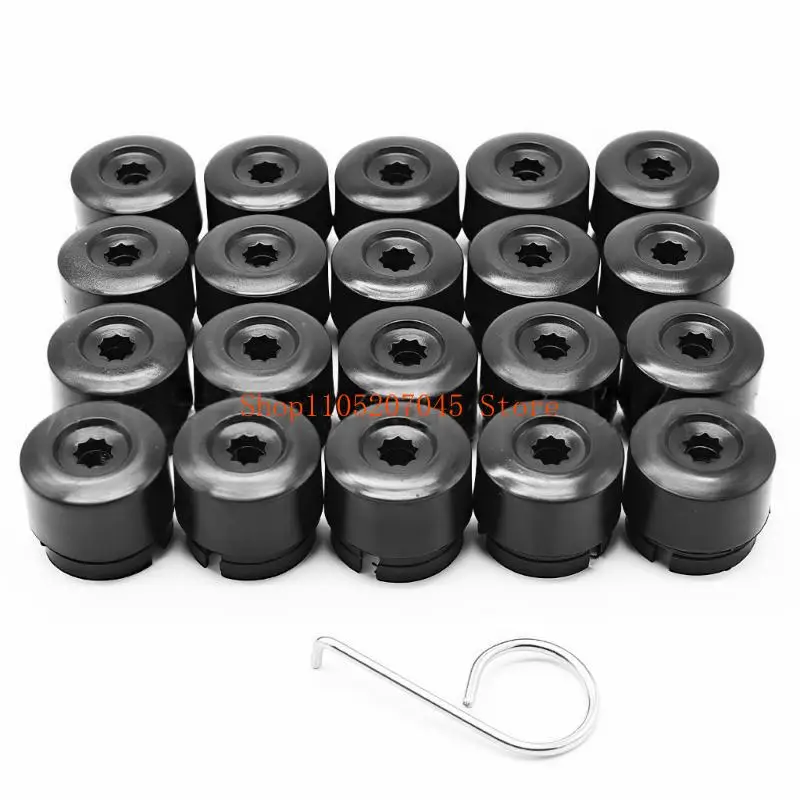 

37cd Bolt Caps with Puller Tool Wheel Nut Caps Screw Cover Automotive Accessory for 2003-2020 Quick Install