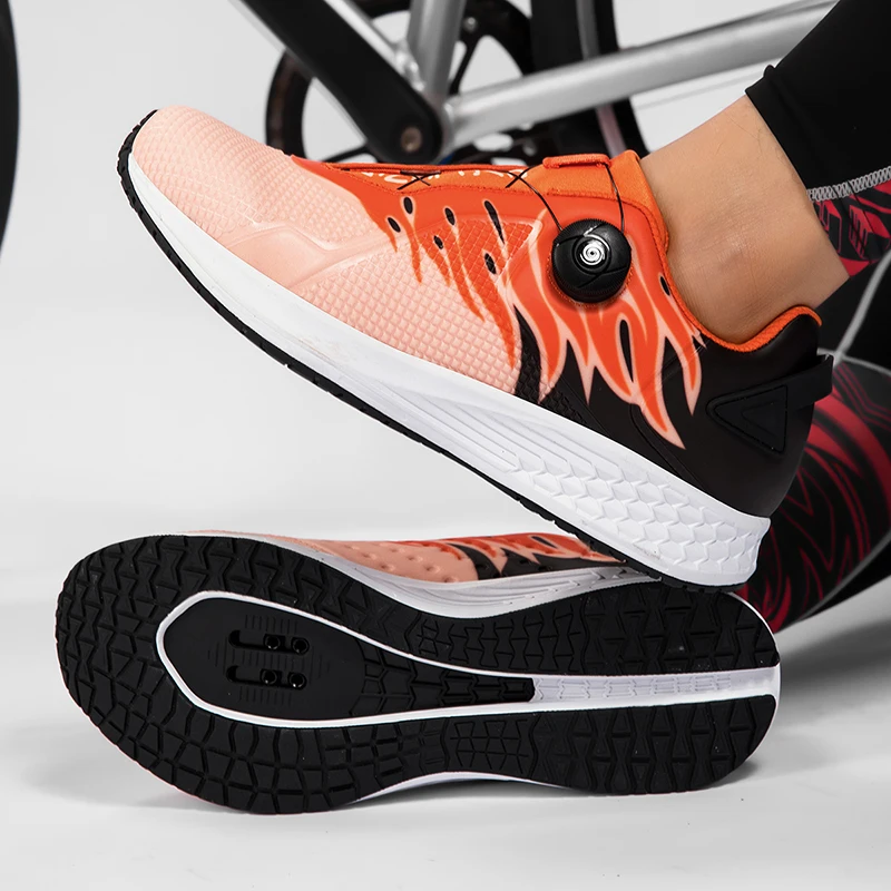 أحذية ركوب الدراجات الاحترافية للفصول الأربعة للرجال كاجوال مريحة ومضادة للانزلاق ومقاومة للاهتراء وقابلة للتنفس #4