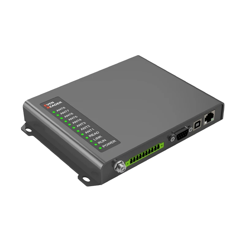 8 Channel UHF RFID Tag Scanner Long Range Fixed Reader for Retail Store Management 860-960MHz Frequency