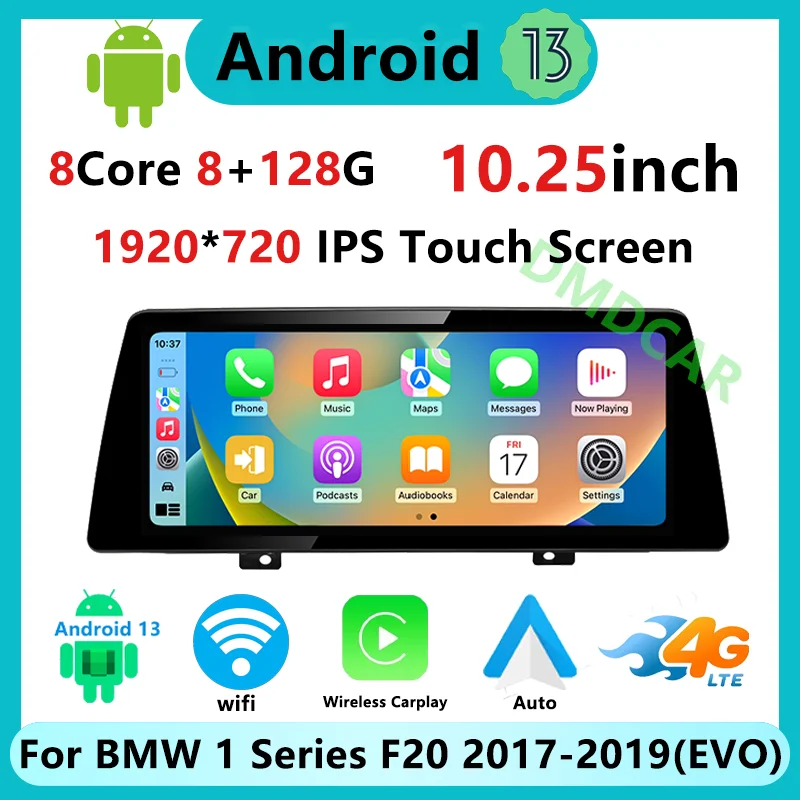 

Factory Pricec Android 13 Car Multimedia Video Players For BMW 1Series F20 ID6 EVO 2018-2020 Gps Navigation Carplay Auto Stereo