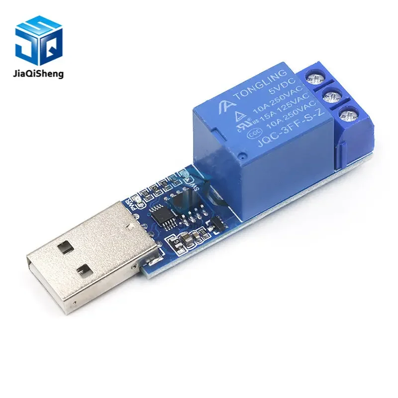 1 way USB serial port control relay computer control module overcurrent protection command control switch smart home