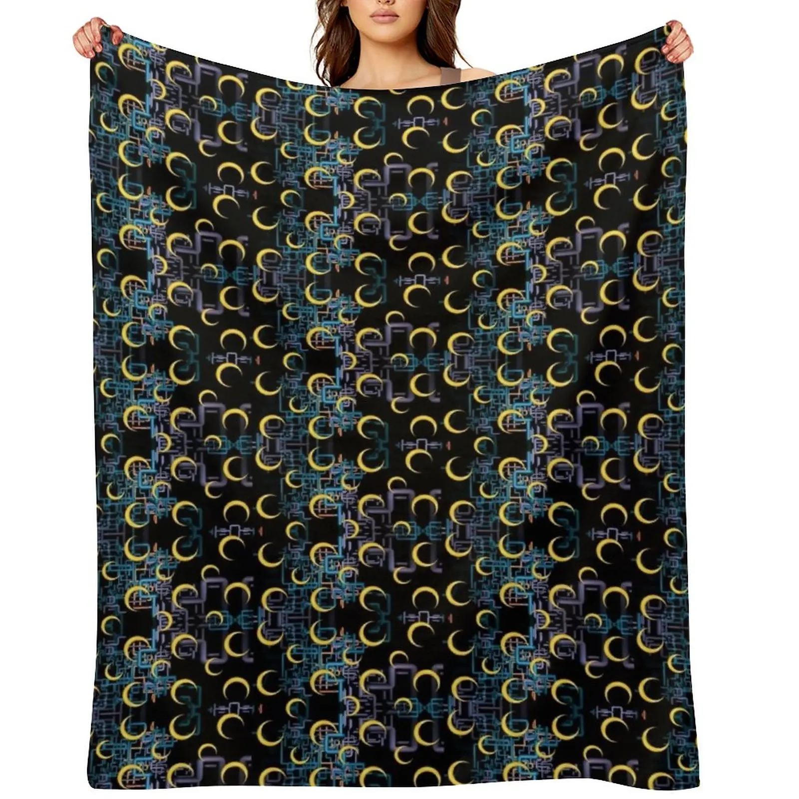 

Dan Flashes pattern cool tim robinson #1 Throw Blanket warm for winter Summer Sofas sofa bed Blankets