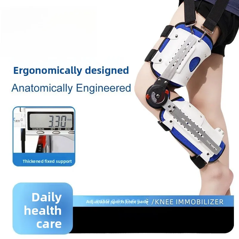 adjustable-knee-immobilizer-brace-rehabilitation-support-for-ligament-injury-fracture