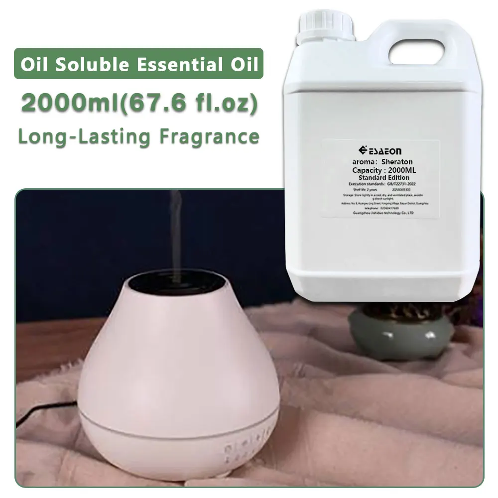 ESAEON Essential Oils - For Waterless Aromatherapy Machines, Hotel Aroma Machine Oil, Wild Bluebell,Sheraton 2000ML (67.6 fl.oz)