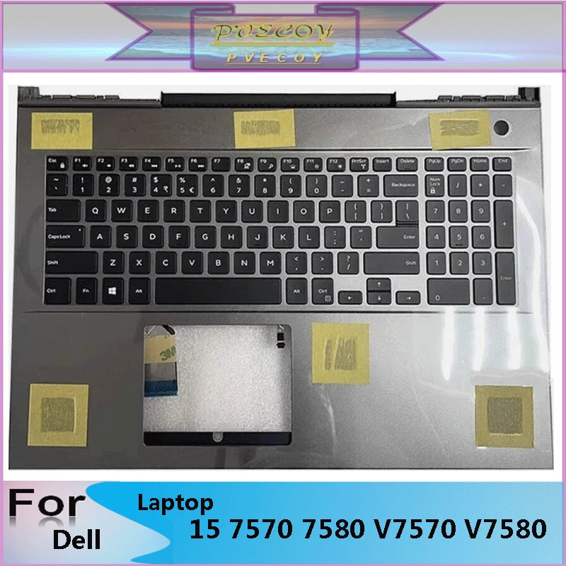 

New Original For DELL Vostro 15 7570 7580 V7570 V7580 Laptop Palmrest Case Keyboard US English Version Upper Cover