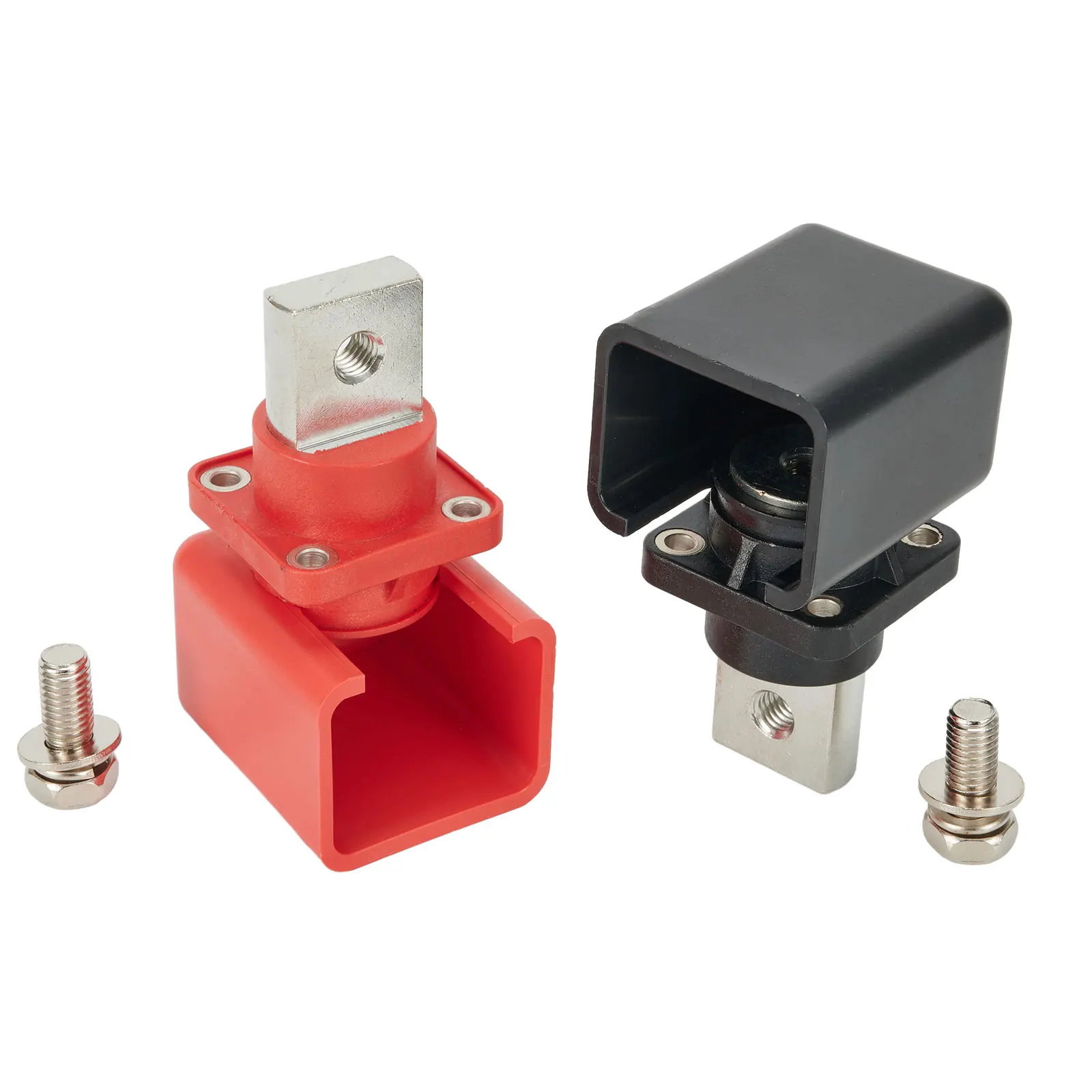 New Practical Binding Posts Binding Posts AC500V Direct 2 Pieces Joint Material Copper Permanent Use Red+black