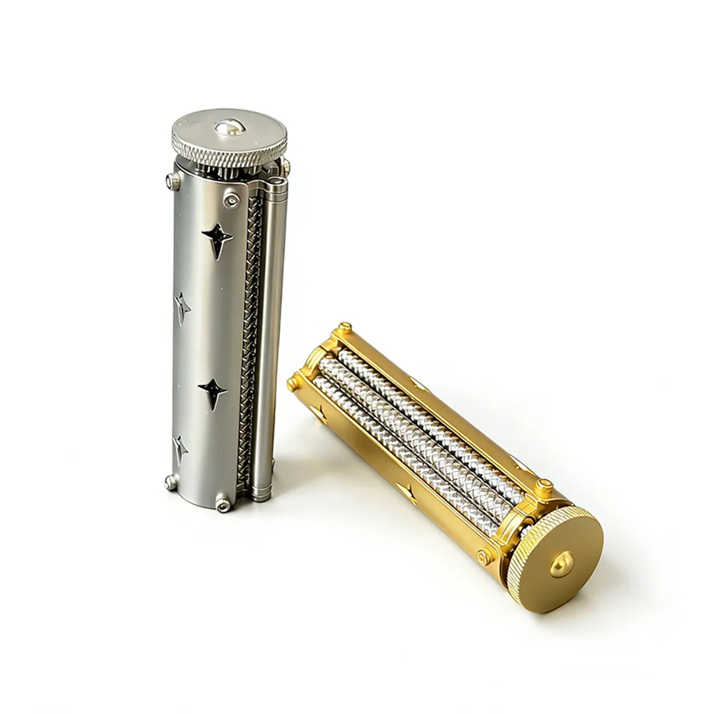 6.0mm Slim Manual Cigarette Rolling Machine – Solid Brass Shell & Iron Roller Handheld Tobacco Roller for 78mm Rollie Paper - view 4