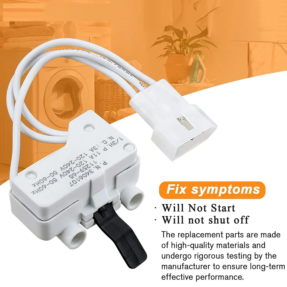 乾燥機付きドアスイッチ,ドローン用スペアドライヤー3406107 3405100 3405101 3406100 ps11741701 eap11741701