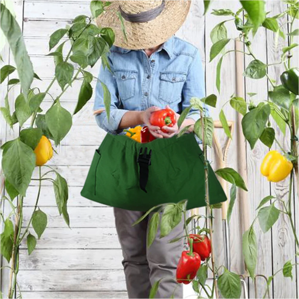 

Fruits Picking Apron Gardening Harvest Aprons Outdoor Bags Multipurpose Farm and Vegetable