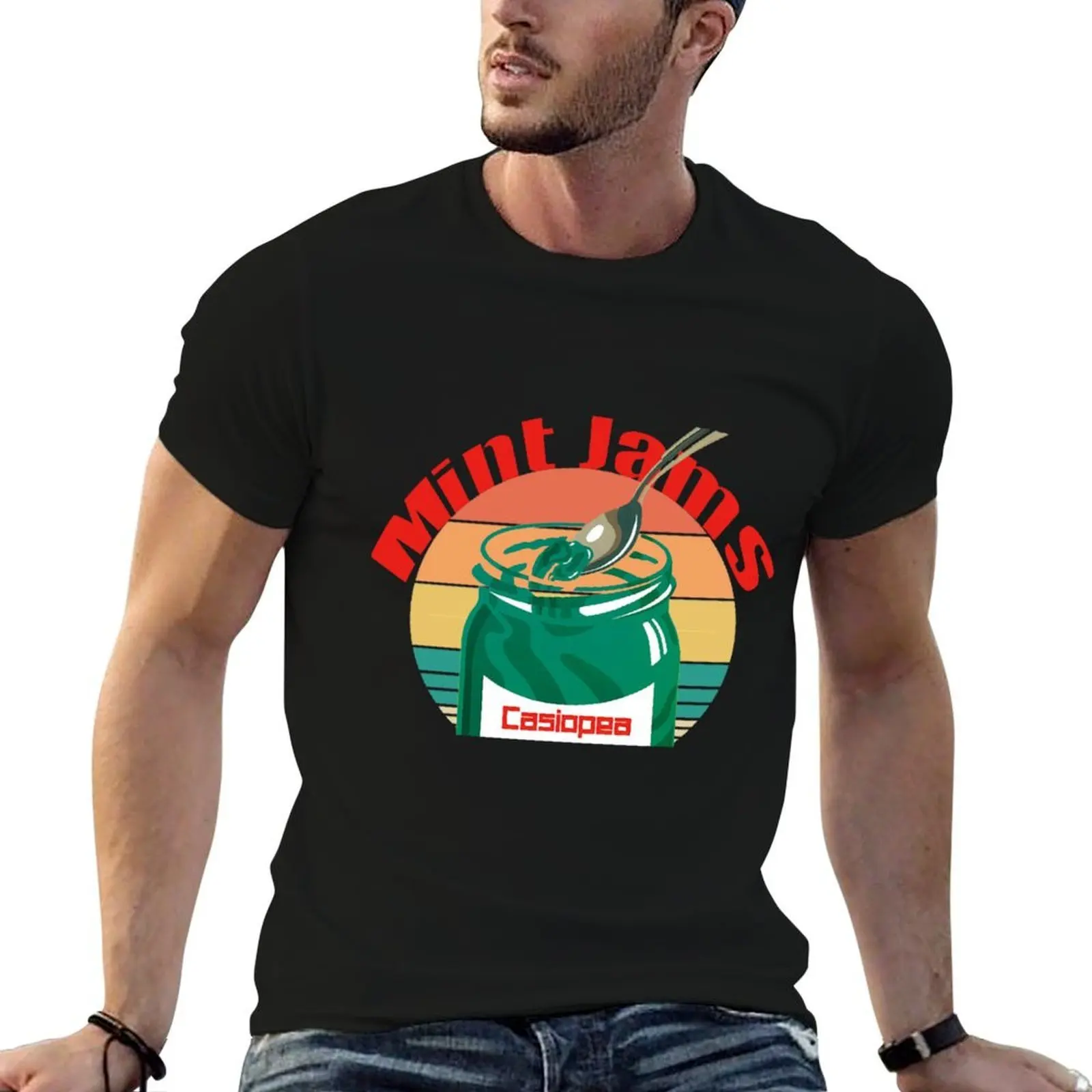 CASIOPEA - MINT JAMS (1982) - casiopea T-Shirt t shirts cotton 100% t shirts for man graphic funny T-Shirt