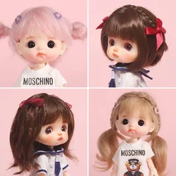 ob11 doll wig fake hair mohair high temperature wire 8 points bjd egg doll smile and smile