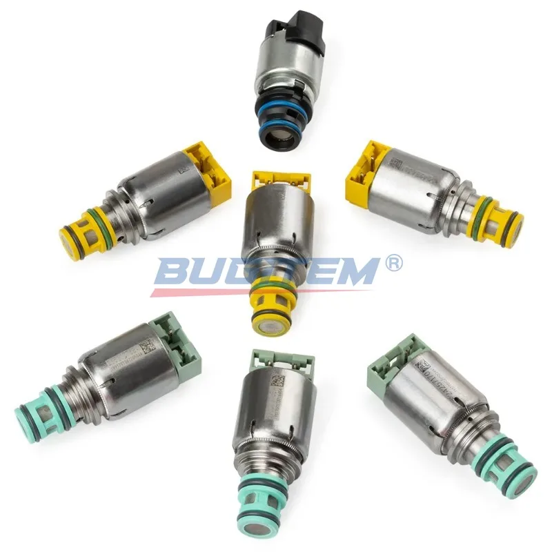 7PCS/Set 6T40E 6T40 6T45 6T50 6T45E Auto Transmission Solenoids Kit For Chevrolet Malibu Cruze Equinox For Buick Regal LaCrosse
