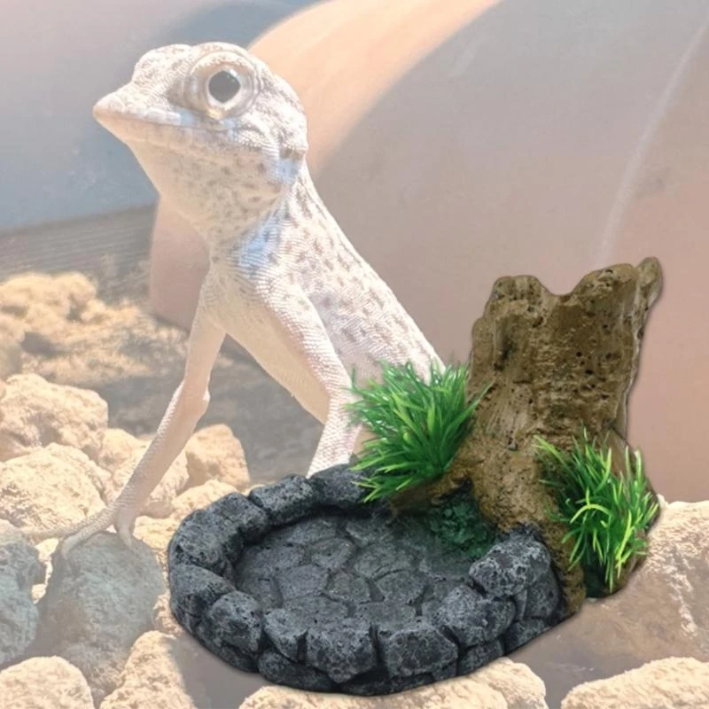 REPTILES ALIMENTOS SEGUROS RESIMAS DISPENSÃO ÁGUA PET PET ESCAPE AOBRADORES PROVA