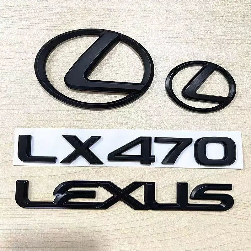 Suitable For Lexus Car Rear Trunk Badge Logo Car Steering Wheel Car Emblems Replacement LX470 Auto Accessories