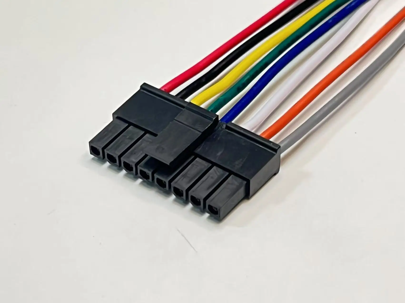 436450800 Wire harness, MOLEX MICRO FIT 3.0mm Pitch Cable, 43645-0800, 8P With UL1061, 20AWG Wires, Off the Shelf