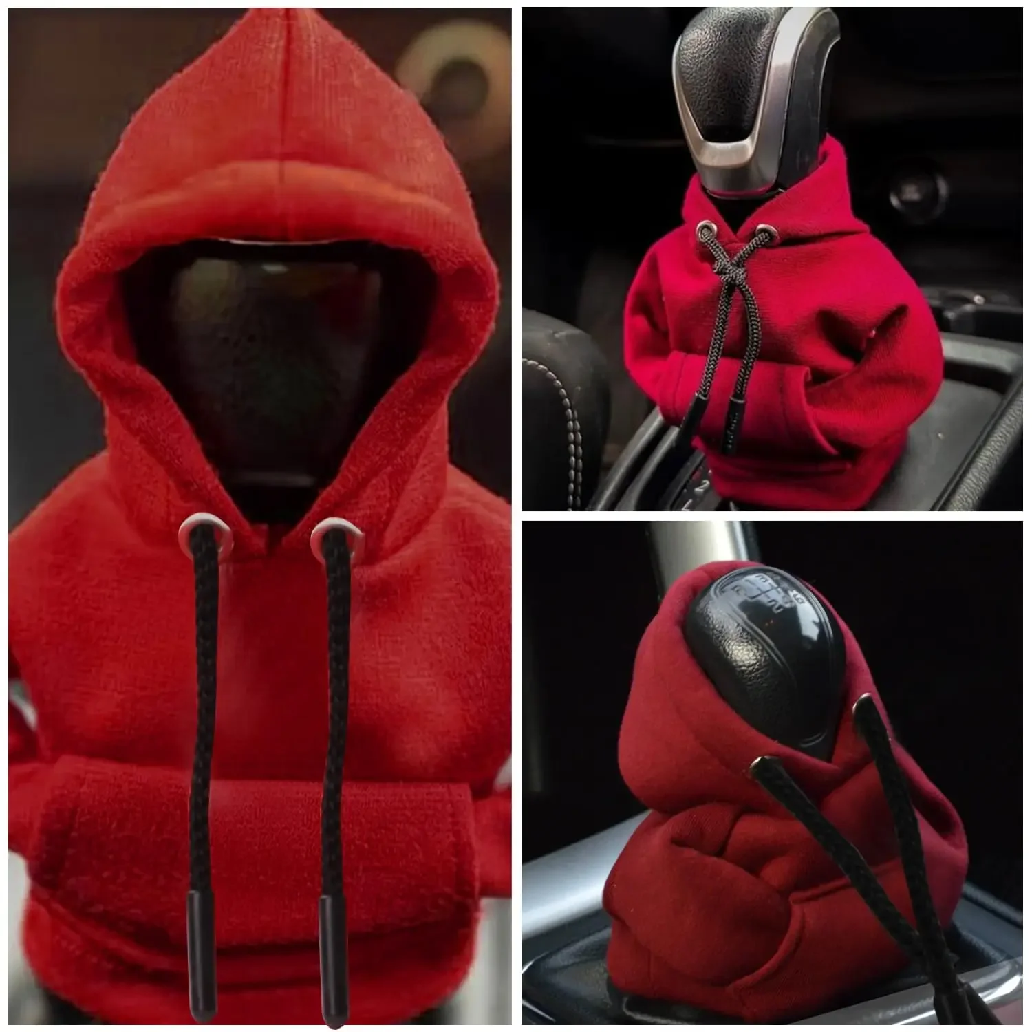 

Car Gear Lever Cover Lever Small Hoodie Hoodie Creative Shift Lever Hoodie Gear Lever Handle Cover Lever Clothing Cover Car