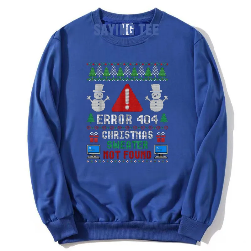 خطأ في الكمبيوتر ، سترة عيد الميلاد القبيحة ، تي شيرت مضحك ، مبرمج كمبيوتر مضحك ، زي عيد الميلاد الطالب الذي يذاكر كثيرا