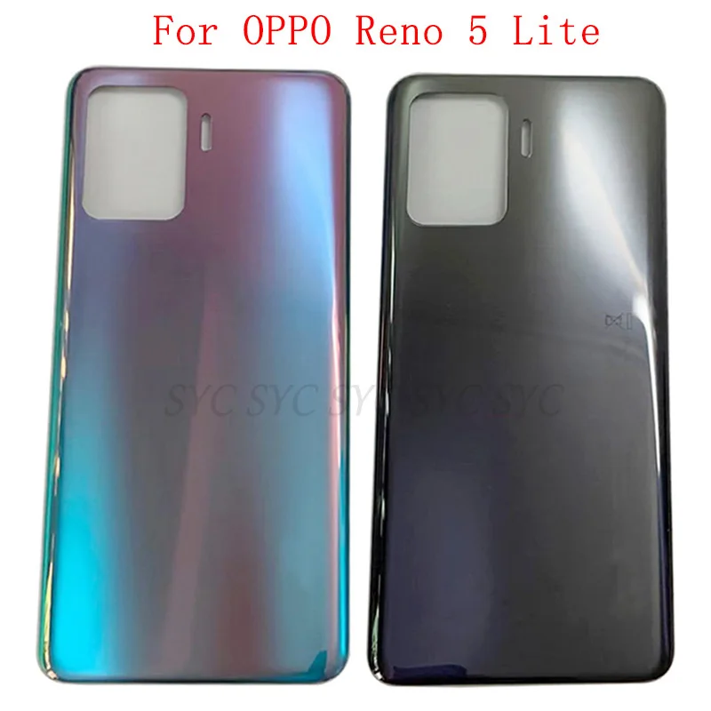 Battery Cover Rear Door Case Housing For OPPO Reno 5 Lite Back Cover with Logo Repair Parts