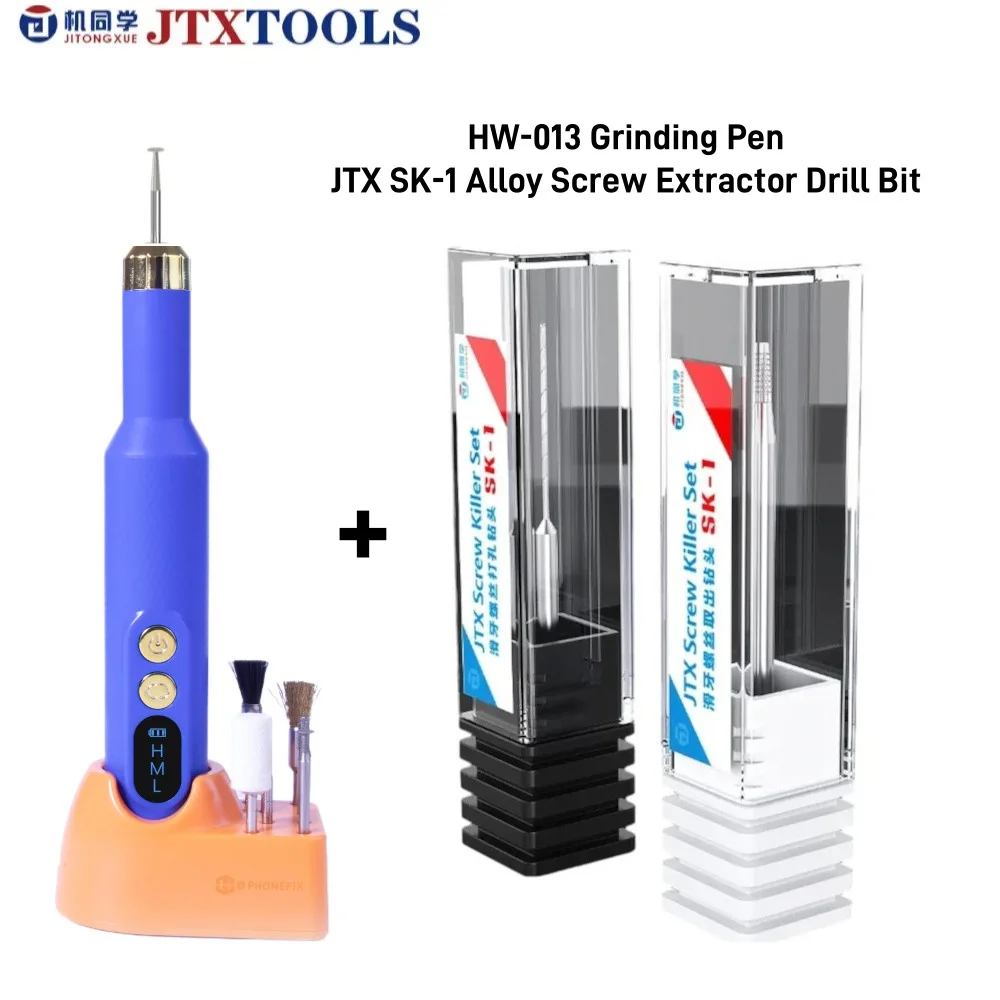 JTX SK-1 HW-013 Penna per lucidatura elettrica per chip CPU Taglio Intaglio Lucidatura Schermo IC Rettifica Scheda madre Strumento per la rimozione della ruggine