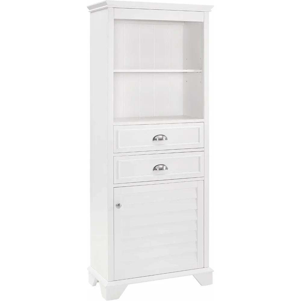 

For Lydia 60-inch Tall Bathroom Cabinet, White