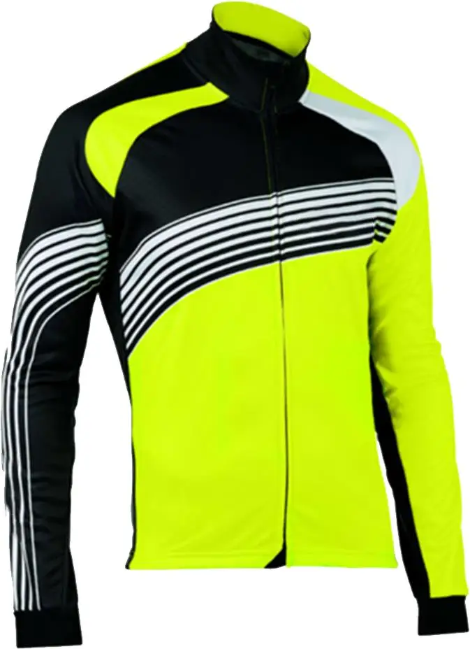 Camisola De Ciclismo Amarelo Fluorescente Para Homens, Camisa De Bicicleta Respirável Para Outono e Primavera,2024