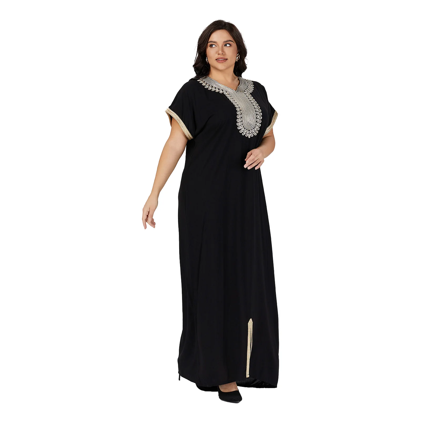 African Traditional Short Sleeve Clothing Plus Size Dashiki Abaya Dresses for Summer Graphic Casual PrintBoubou Dresses Moroccan