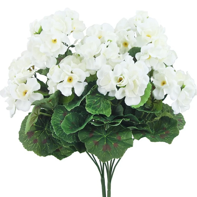 TTCY 1/5 stücke Künstliche Pflanze Seide Begonia Blume Outdoor garten bogen UV schutz Hochzeit braut Hause bonsai Weihnachten party Diy geschenk 6