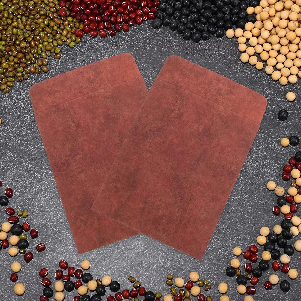 50Pcs Kraft Paper Vintage Envelopes for Wedding Invitations Birthday Cards Postcards Storage Blank Envelope