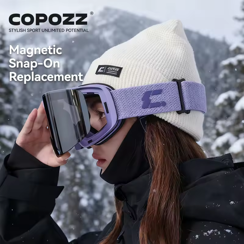 גוגלס COPOZZ OTG X-edge עם מסגרת TPU ועדשות מגנטיות