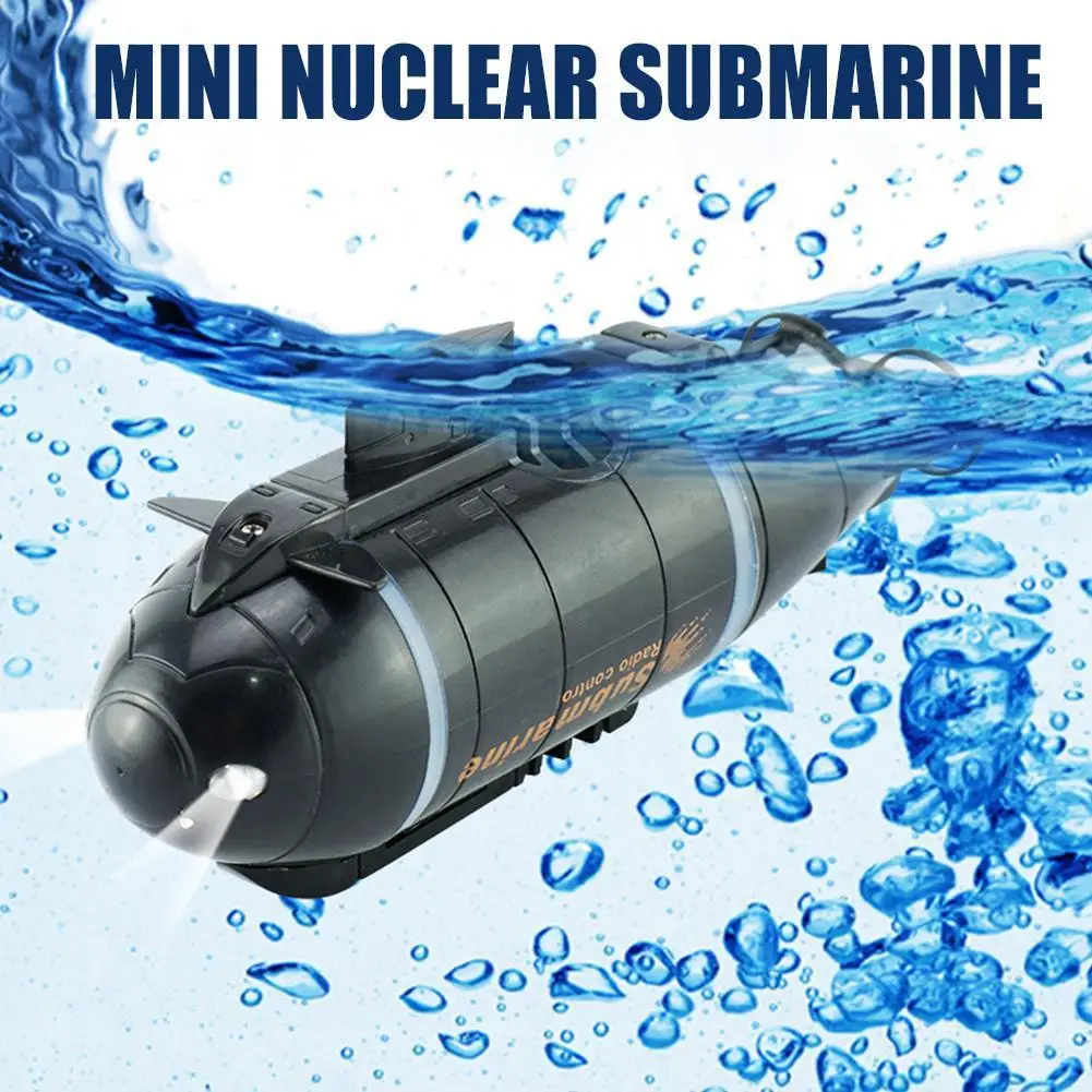 لعبة غواصة لاسلكية للتحكم عن بعد، حركة 6 اتجاهات، بطارية قابلة لإعادة الشحن مقاومة للماء لحمام السباحة في الهواء الطلق للأطفال التعليمية