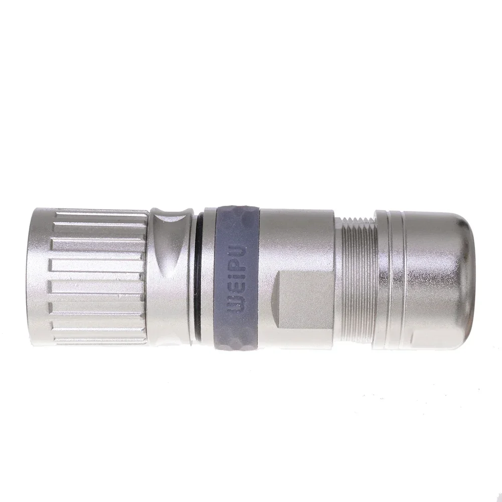 M23 TK 6Pin 8Pin 9Pin 12Pin 17Pin 19Pin Female Plug Connector Waterproof IP67 Adapter Metial Crimp Termination Threaded Coupling