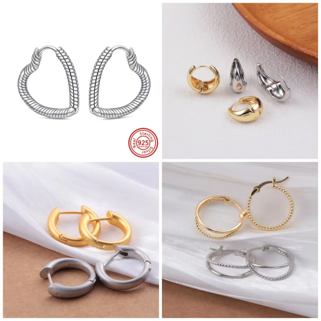 

Лидер продаж, модные оригинальные круглые изысканные серьги из стерлингового серебра 925 пробы, подходящие для очаровательных женских ювелирных изделий, подарков на вечеринку