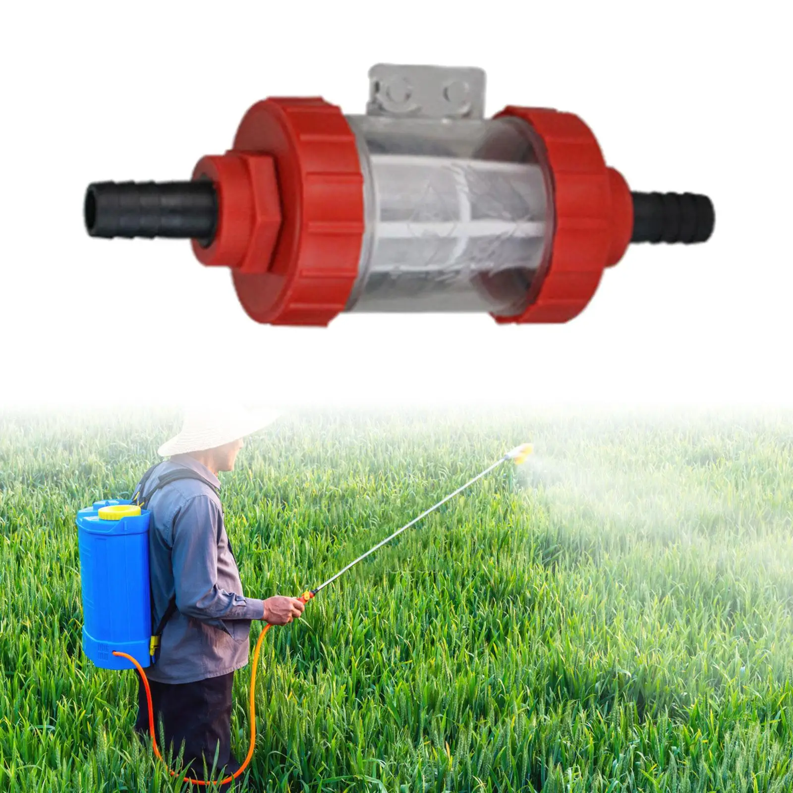 Inline Sediment Filter for Garden Hose 3/4 Thread Pressure Washer Water Sprayer Protector