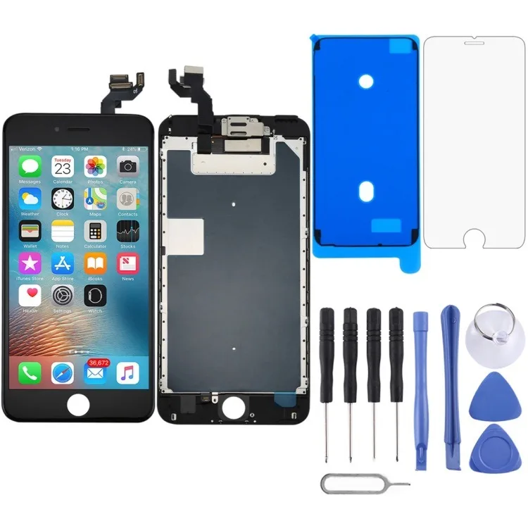 TFT LCD Screen with Front Camera for for iPhone 6s Plus black white