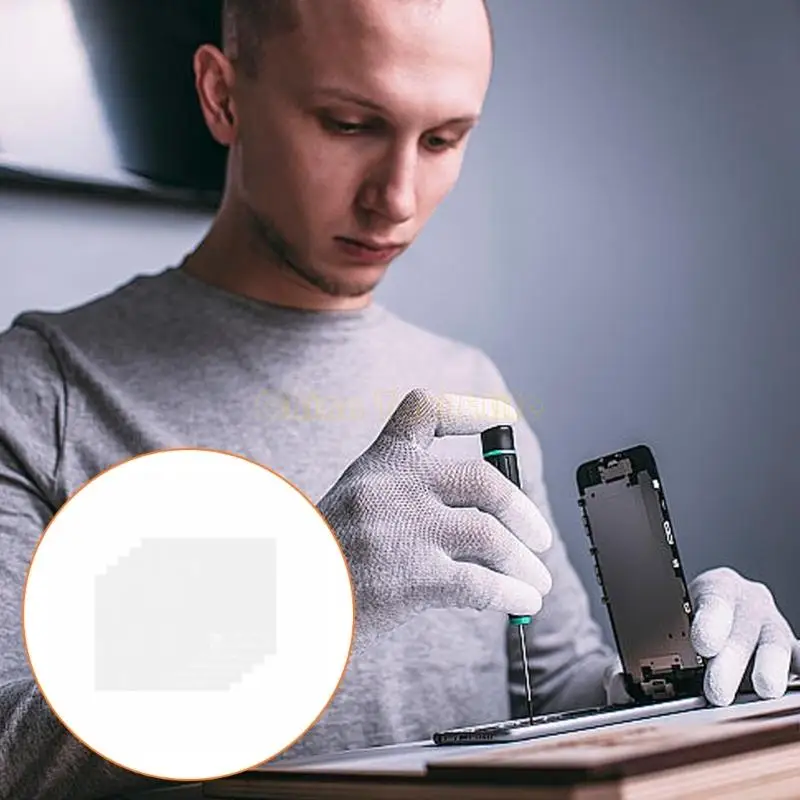 57QF 5PCS Mobiltelefone Bildschirm IC -Portierung Reparaturdämmungskissen Arbeiten hohe Temperaturen resistente Wartungschip