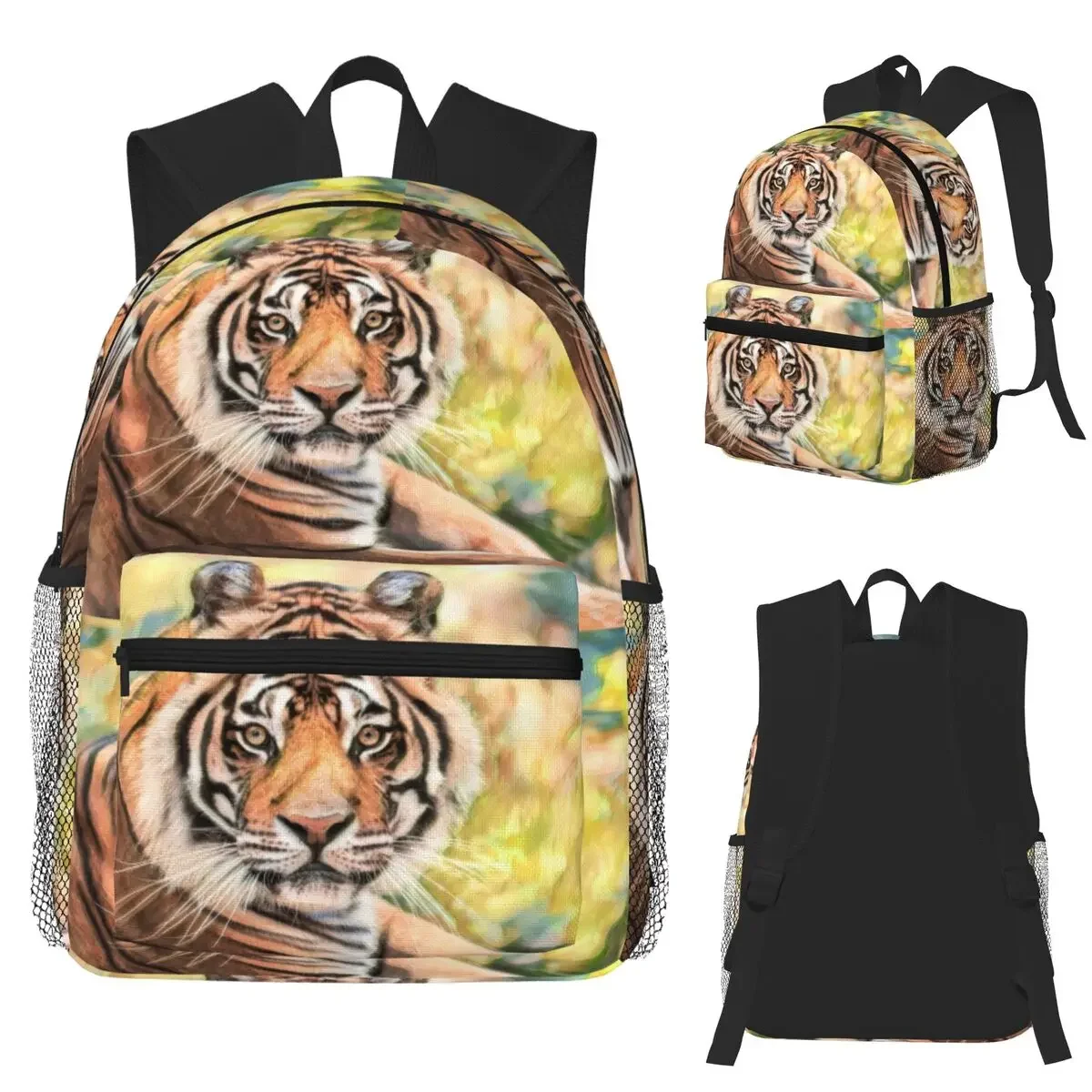 

Студенческий рюкзак Stare Of The Tiger, школьная сумка, походный дорожный рюкзак для мальчиков и девочек, сумка для книг, сумки на плечо