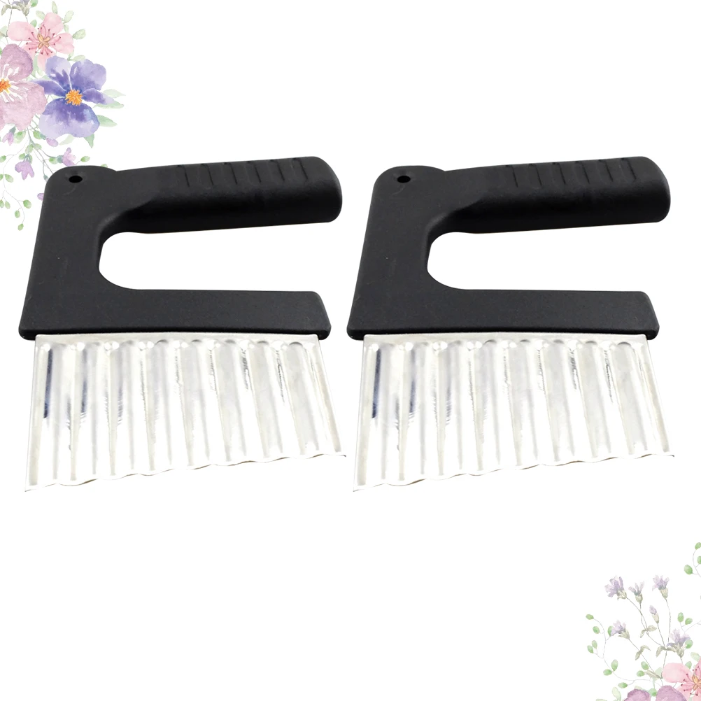 

Stainless Steel for Potato Waffle Fries Fruit Adjustable Tool Comfort H Easy Storage