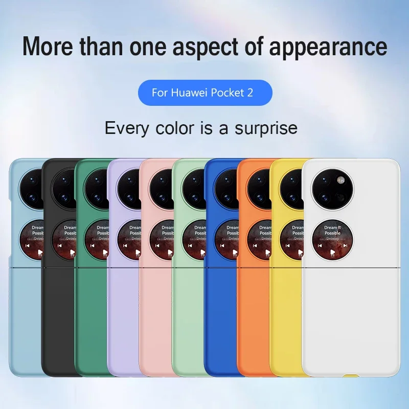 Candy Color Skin Friendly Matte Case For Huawei P60 Pocket 2 Pocket2 6.94